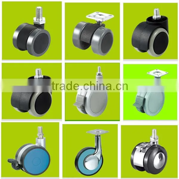 Zinc Alloy Screw Caster Furniture Wheel