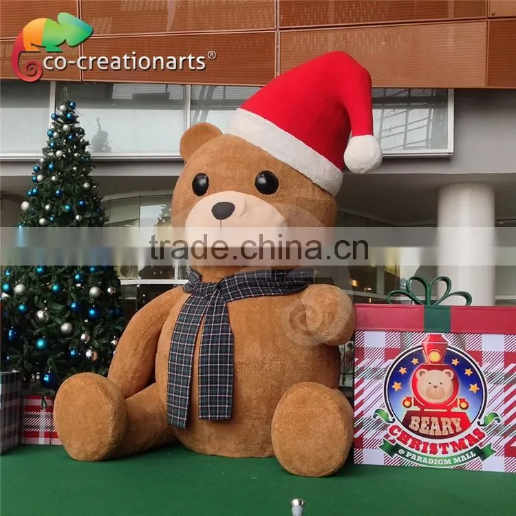 Large foam Christmas handmade decoration bear model
