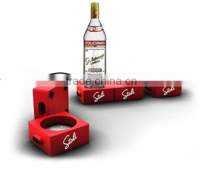 bottle display, LED bottle display, LED display