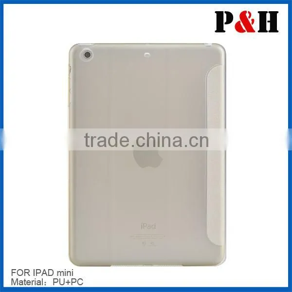 2015 PU leather tablet pc case for Ipad mini case cover