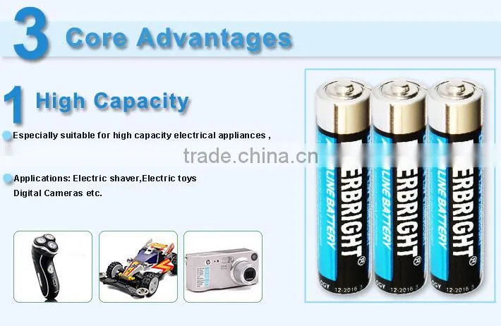 alkaline battery lr6 1.5v dry battery with the best price