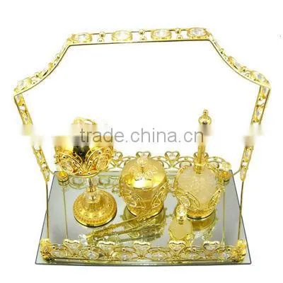 2014 fancy & nice metal tea set & gift souvenir T039