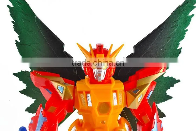 Hot selling small model plastic kids toy robot with light