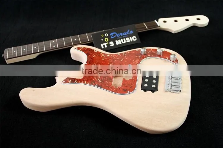 China Unfinished Competitive DIY High Electric Bass Guitar Kits