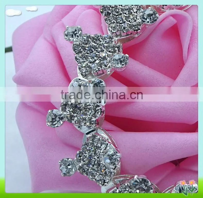 2015 Fashion decorative crystal trimming chain