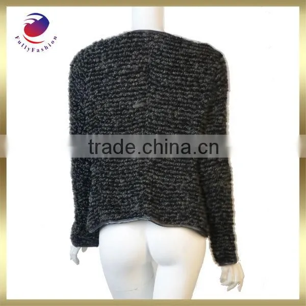 women fancy coat grey wholesale long sleeve elegant