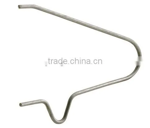 Electrical wire forming spring contacts to pcb,beryllium copper, brass, metal materials with plating