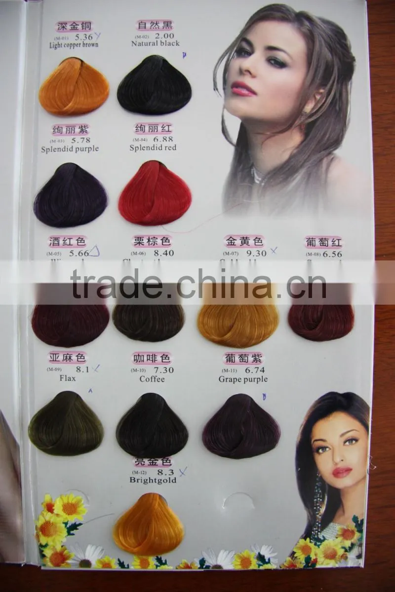 natural ingredients permanent Subaru best hot selling color cream