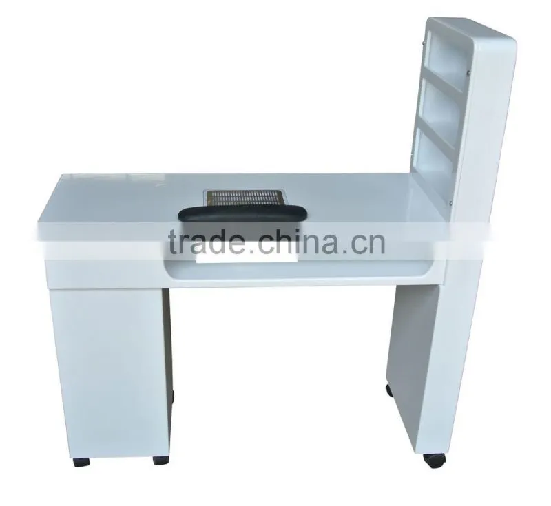 2015 high gloss manicure table nail salon furniture