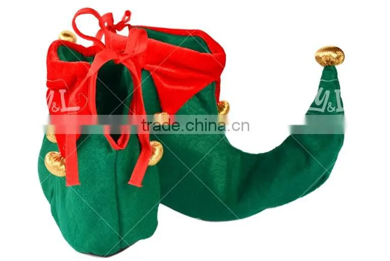 Christmas Elf shoes Santa Claus Socks Christmas Decoration