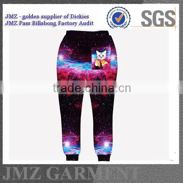 customized jogger with sublimation for men wholesale