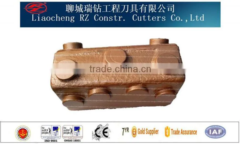 round shank flat teeth holder BHR73/auger bits with steped teeth holderBHR73