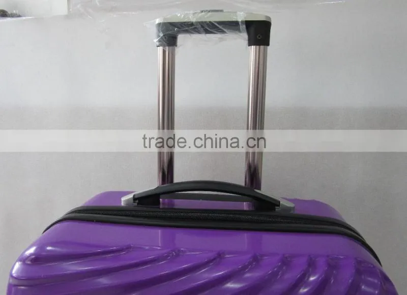 Bright beautiful-shape ABS+PC trolley luggage