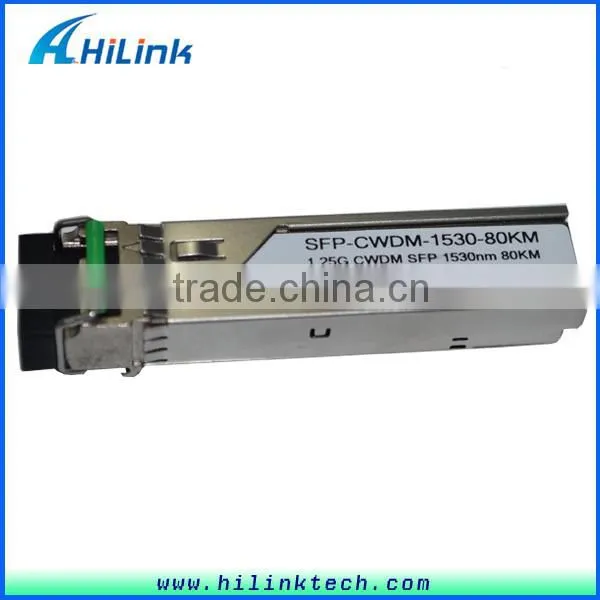 Compatible Module SFP Module 1270nm-1610nm 80Km SFP 4.25G CWDM