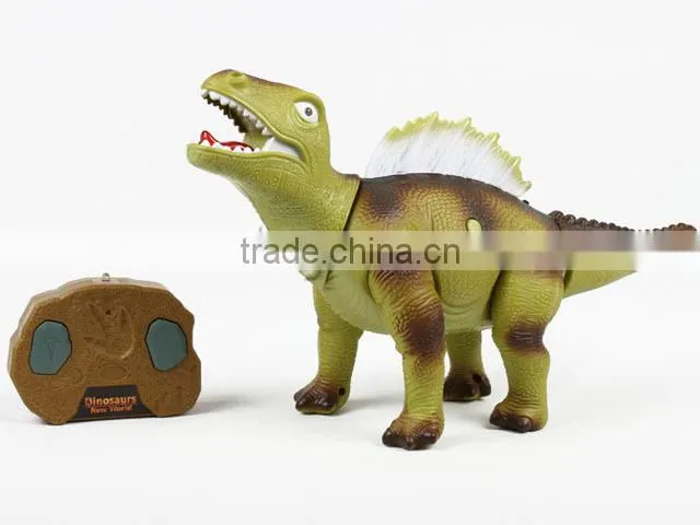 Infrared remote control walking dimetrodon flashing dinosaur toys