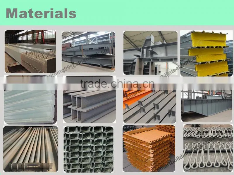 High Quality Workshop Warehouse Steel Building Structures