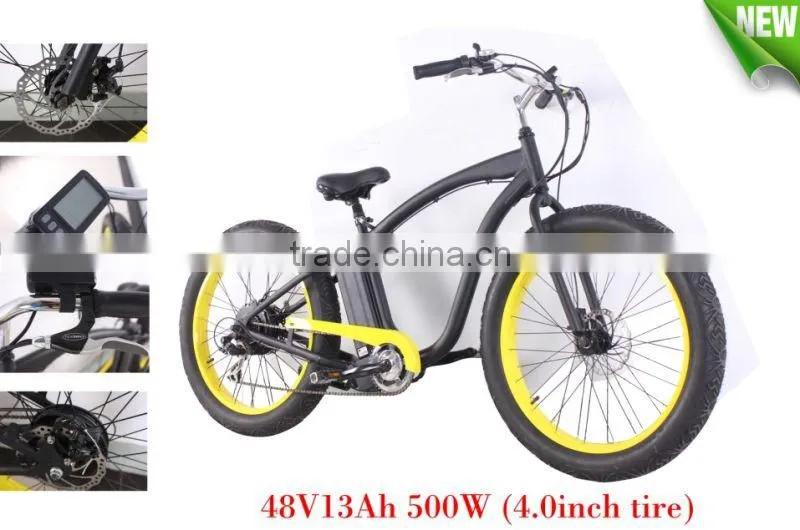 2014 best selling fat electric bike with high power motor (HP-E015)
