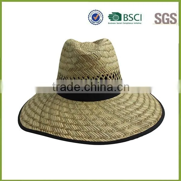hollow out panama women foldable straw hat