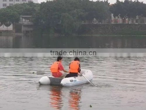Rubber Banana Motor inflatable boat with aluminium bottom