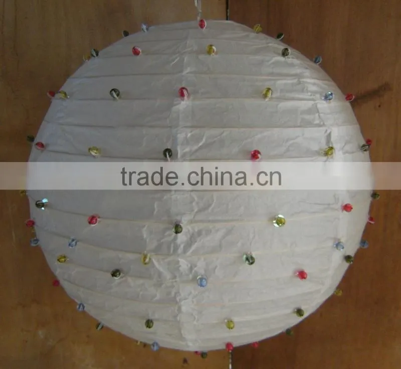 Christmas decoration snowing paper lamp lantern