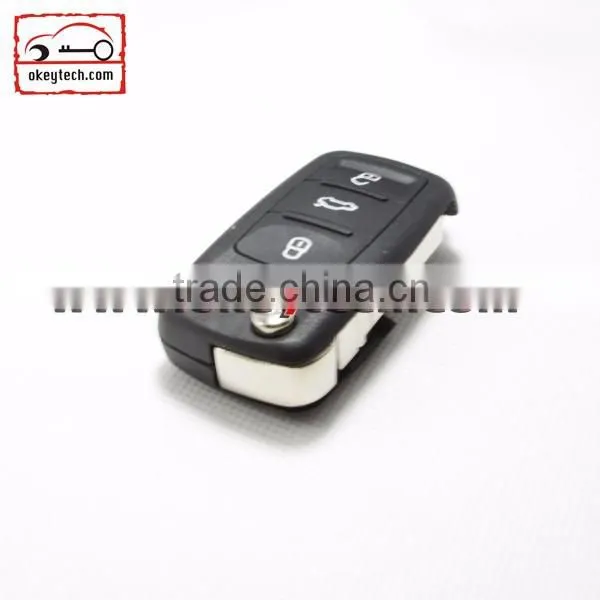 High Quatity Car Key for vw romote 3 button key shell for 5K0 959 753 AB vw flip remote key shell