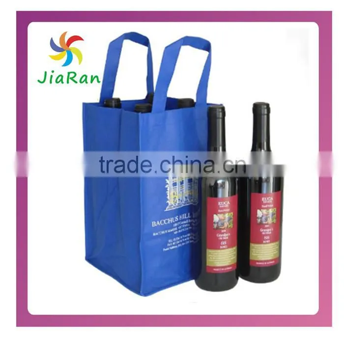 4 Bottle Non-woven Wine Bottle Bag For Sale