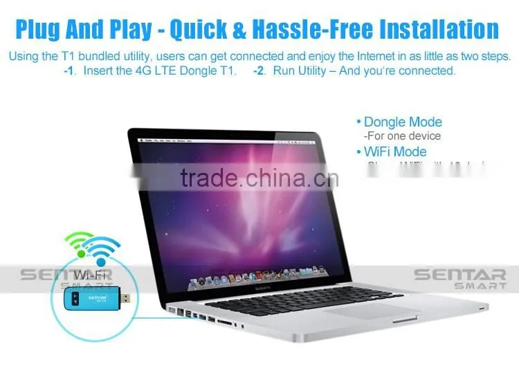 Brand New Release Sentar T1 4G LTE USB Modem 100Mbps 4G Modem