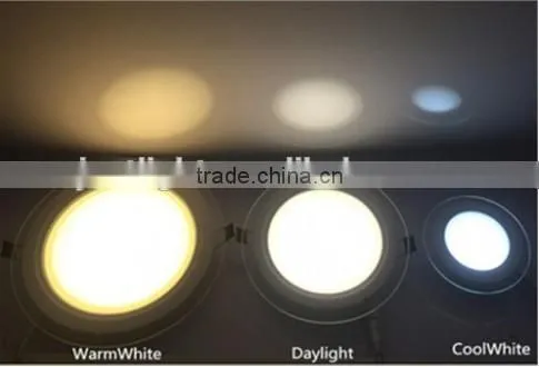 Factory direct supply price hot selling led commercial lighting 6w/12w/18w/24w/30w glass