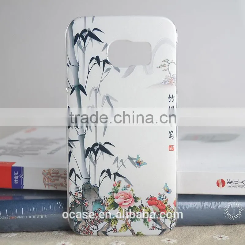 Cute girl mobile phone back cover for samsung s6 edge plus case.