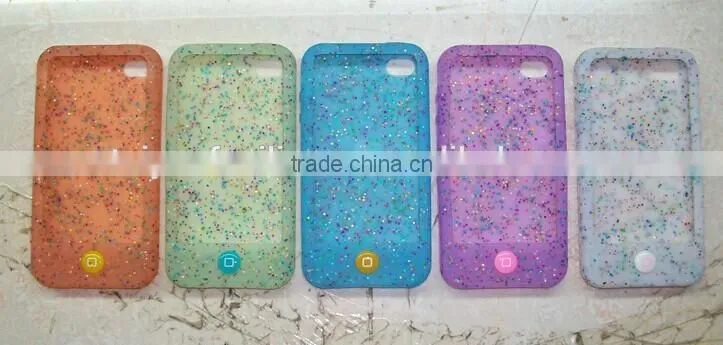 Silicone beautiful crystal phone cover mobile phone case