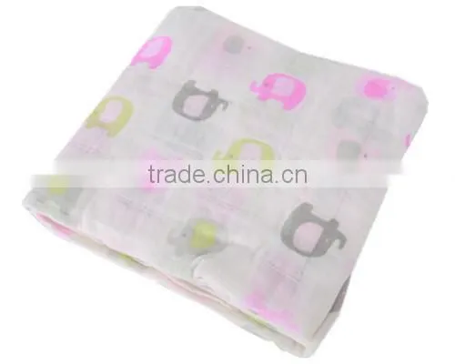 Customized Size Crocodile Design Baby Muslin