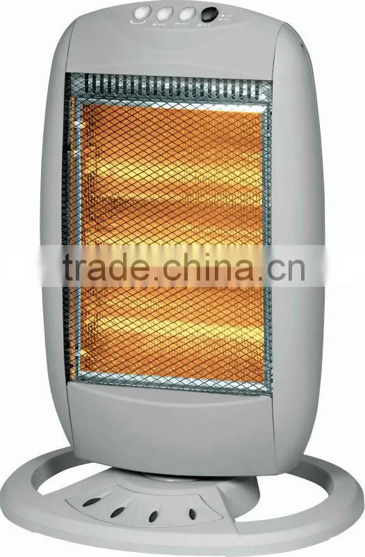 2016hot sale high quality the new grey oscillating wide-angle halogen heater with GS CE RoHS