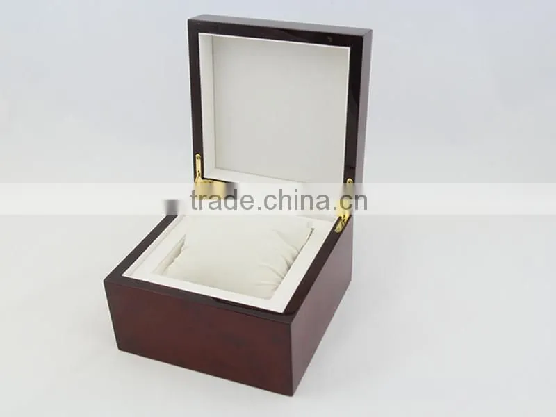 Luxury High lacquer Wooden watch box with pillow