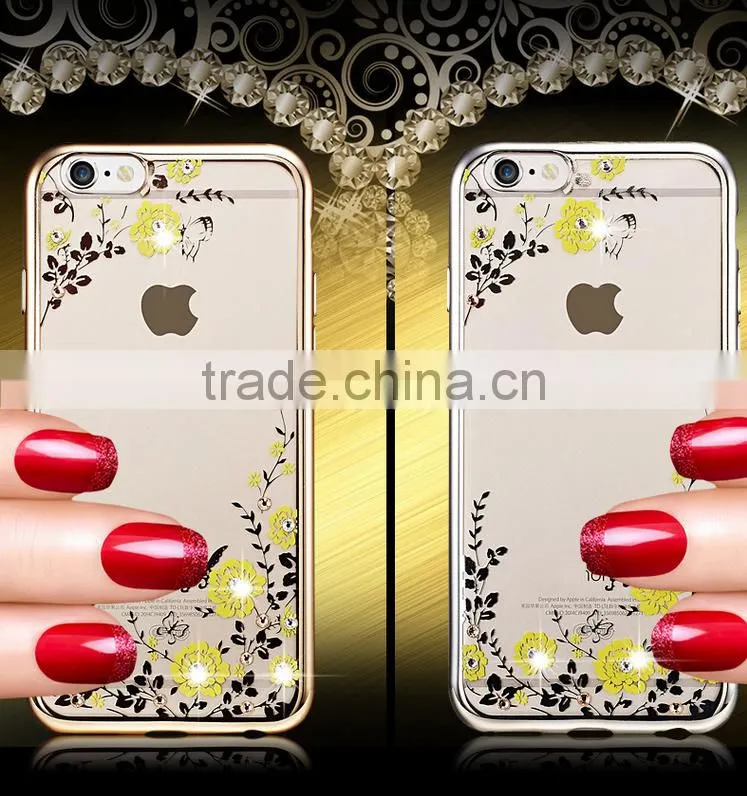 2016 clear plastic cell phone case for iphone 4 5 6 S se C plus 7