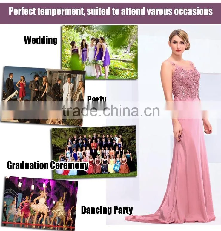 sleeveless beaded embroidered back see through spandex cotton pink formal evening dresses online