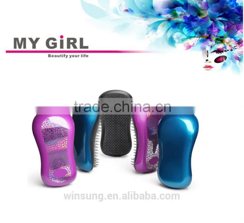 MY GIRL Original No Tangle Styler Comb Detangler NO MORE TANGLE Hair Brush