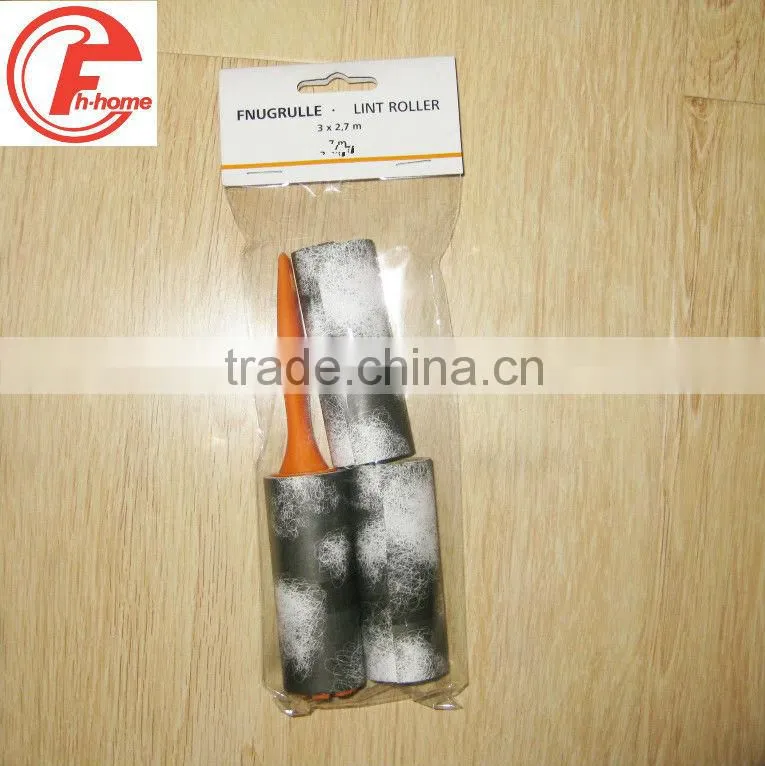 Adhesive pet hair remover,lint roller,stick lint roller,stick dust remover,adhesive roller