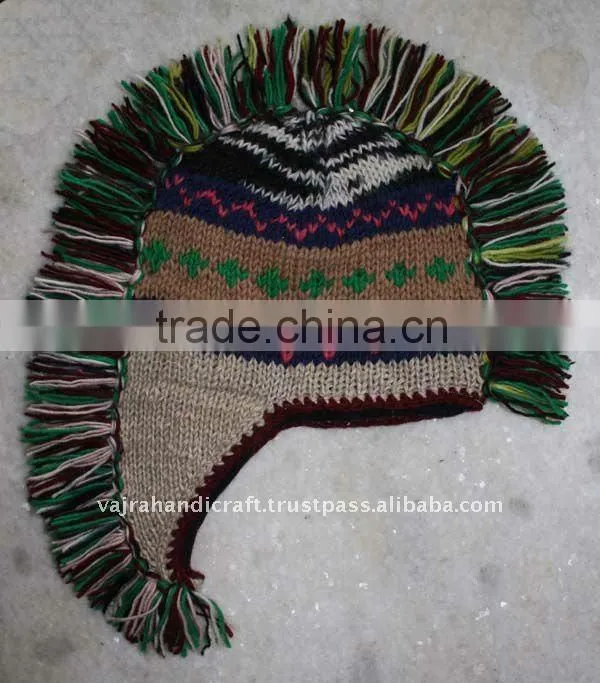 Knitted Mohawk Hat