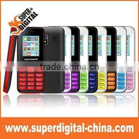 1.8 inch factory low price dual sim gsm feature phone for South America