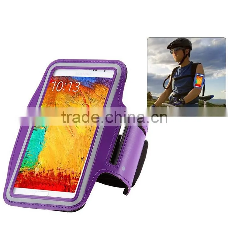 2015 best mobile phone accessories soft lycra material sport stretch armband