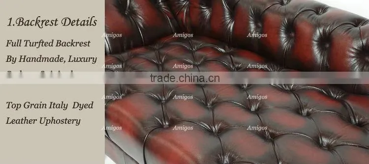 AMG-09 Chesterfield Chaise Lounge