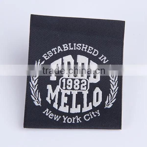 custom clothing woven label badge direct manufacturer