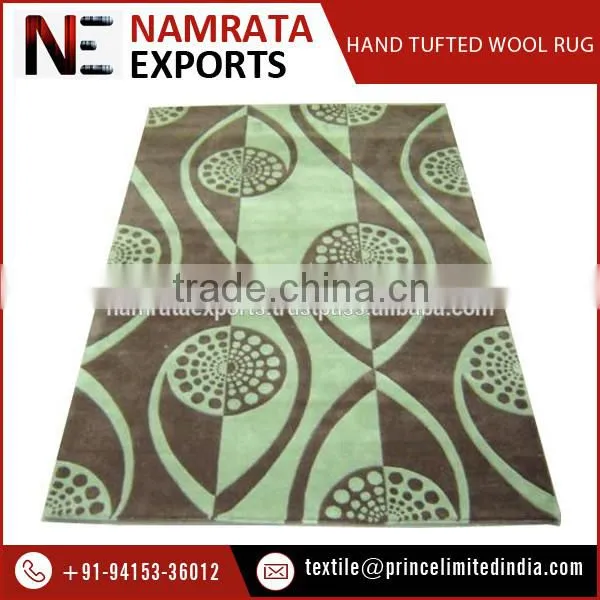 Best Quality Modern Design hand Tufted 100% Wool Rug from India
