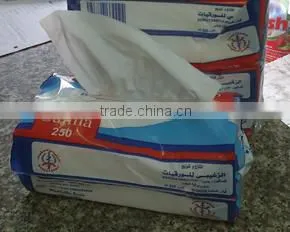 Down-paper pillow packaging machine for tissue, paper diaper, napkin, wet tissue etc.