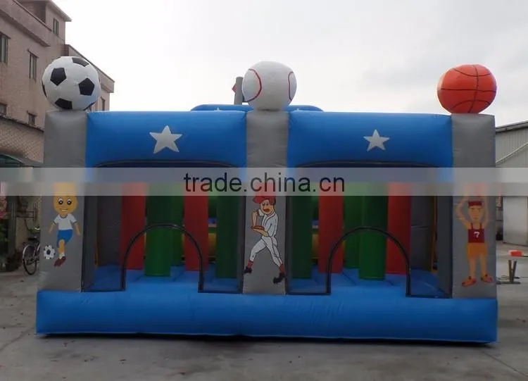 large inflatable bouncer castle and slide combo,huge inflatable obstacle course