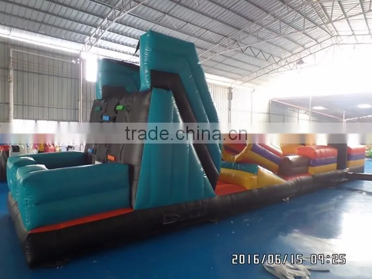 2016 popular inflatable obstacle course for kids