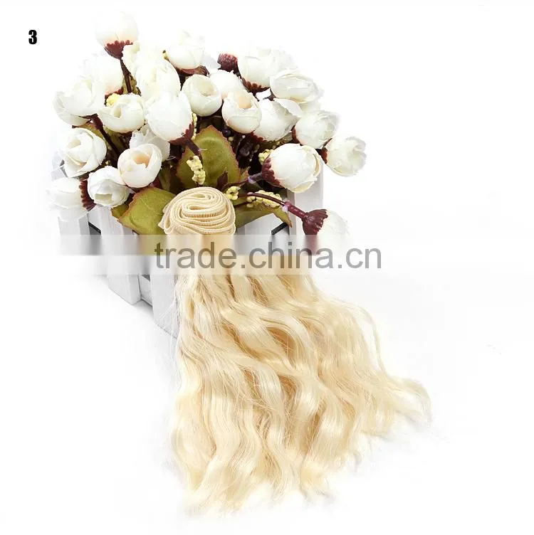 Water Wave Hairpiece Ombre Heat Resistant Synthetic Hair Extension