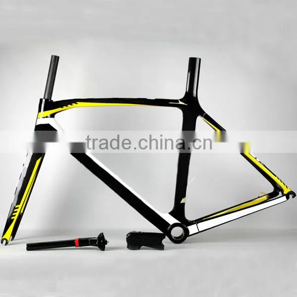 New arrival 695 super light carbon road bike frames,High quality carbon bike frames,700C chinese road bike frames
