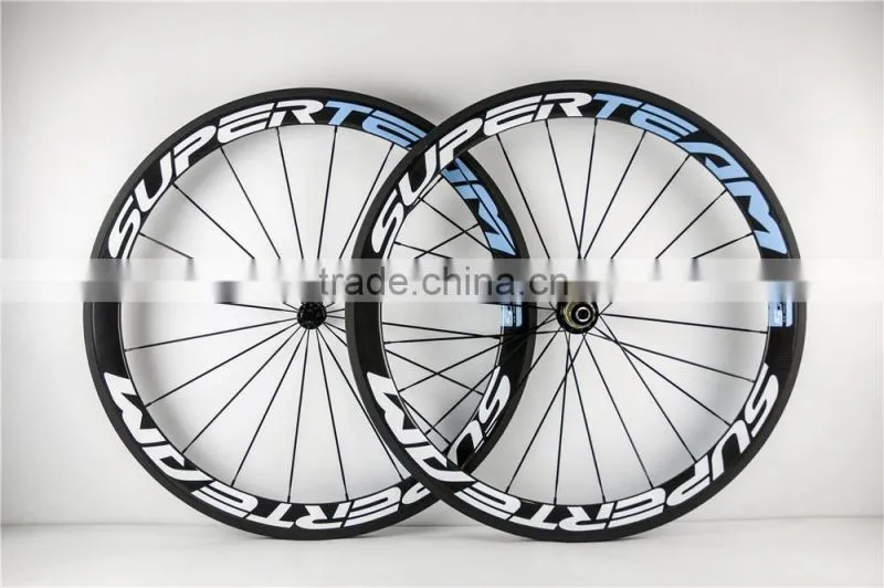 50mm Tubular Rim road bike wheels 700c carbon fiber rims clincher UD/3K matt full carbon rim for road aero bike