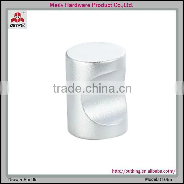anodized silver color aluminum alloy bedroom drawer cabinet knob